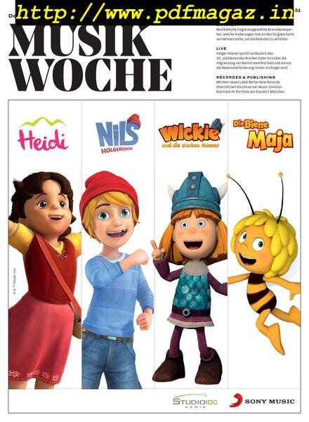 Musikwoche – 22 Juli 2019 Cover