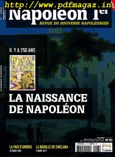 Napoleon 1er – aout 2019 Cover
