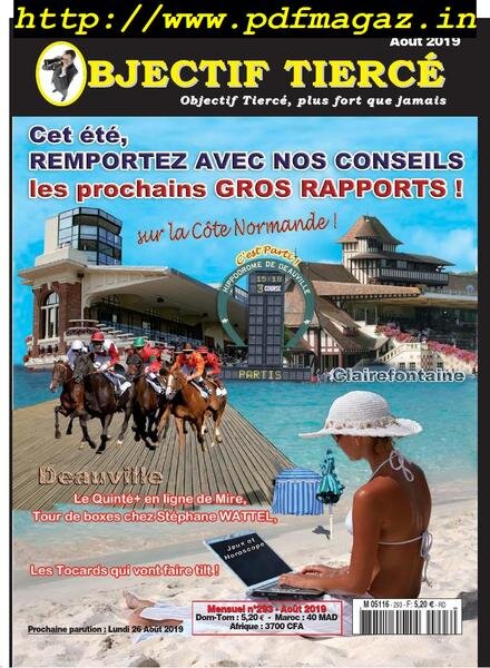 Objectif Tierce – aout 2019 Cover