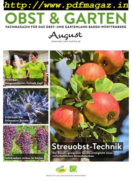Obst & Garten – August 2019 Cover