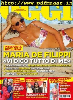 Oggi – 01 agosto 2019