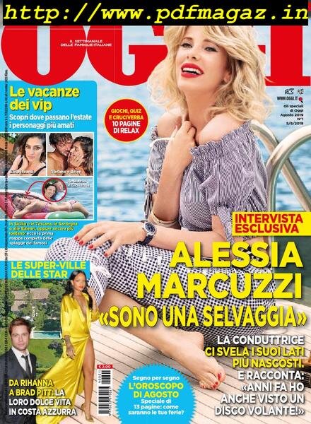Oggi – 12 agosto 2019 Cover