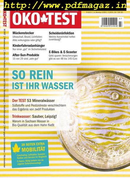 Okotest – Juli 2019 Cover