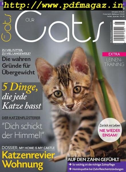 Our Cats – August 2019 Cover