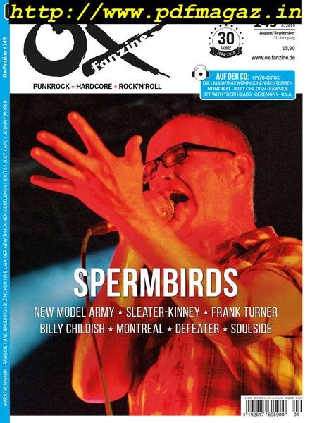 Ox-Fanzine – August-September 2019 Cover