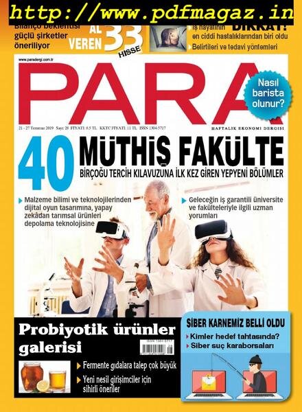 Para – 22 Temmuz 2019 Cover