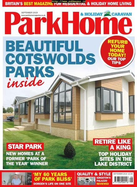 Park Home & Holiday Caravan – September 2019 Cover