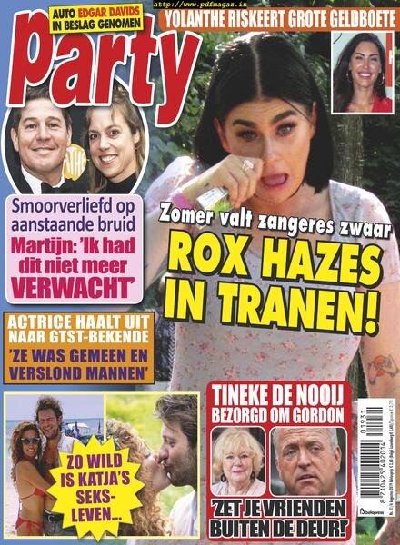 Party Netherlands – 31 juli 2019 Cover