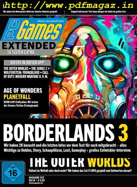 PC Games Germany – September 2019 Cover