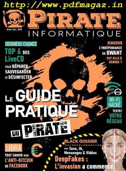 Pirate Informatique – aout 2019 Cover