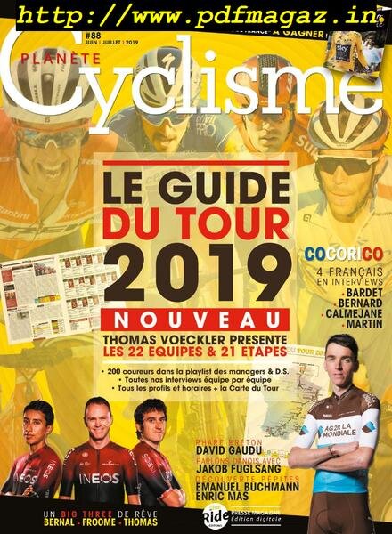 Planete Cyclisme – juillet 2019 Cover