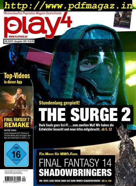 Play4 Germany – September 2019 Cover
