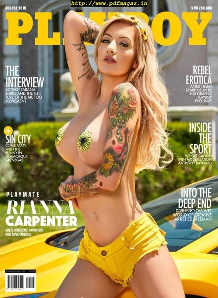 Playboy New Zealand – August 2019 Cover