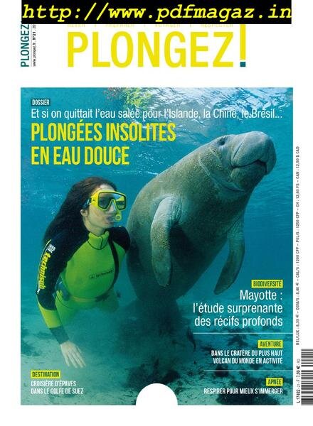Plongez ! – avril 2019 Cover
