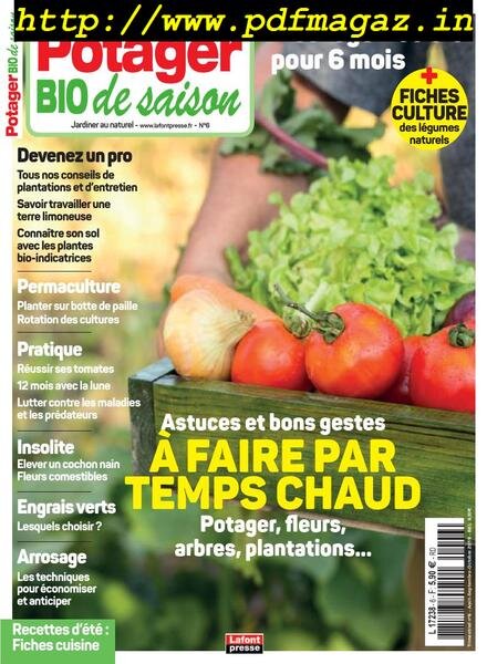 Potager Bio de Saison – juillet 2019 Cover