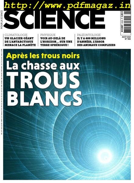 Pour la Science – aout 2019 Cover