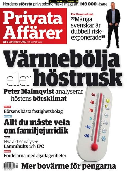 Privata affarer – 29 augusti 2019 Cover
