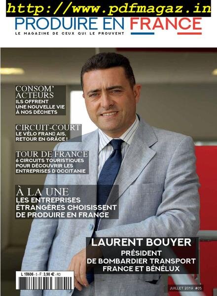Produire en France – juillet 2019 Cover