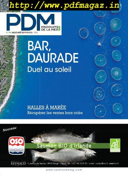 Produits de la Mer – 01 juillet 2019 Cover