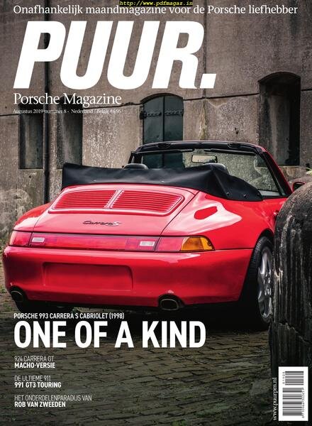 PUUR Porsche Magazine – augustus 2019 Cover