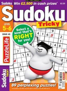 PuzzleLife Sudoku Tricky – August 2019