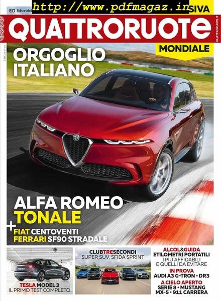 Quattroruote Italia – agosto 2019 Cover