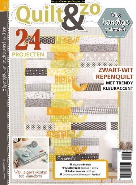Quilt & Zo – augustus 2019 Cover