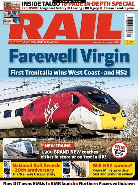 Rail – August 28, 2019 Cover