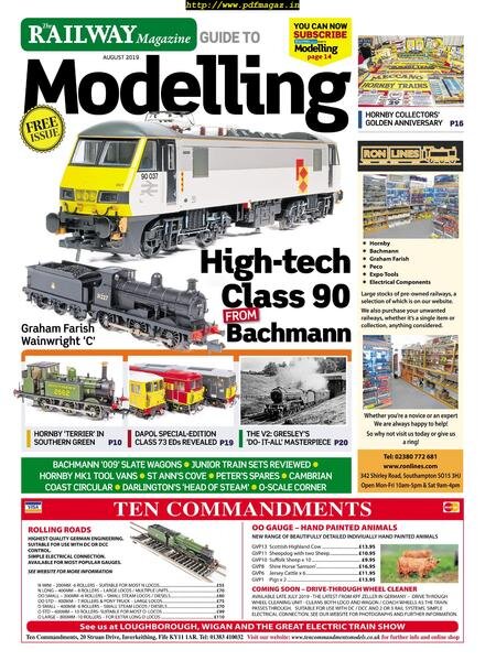 Railway Magazine Guide to Modelling – August 2019 Cover