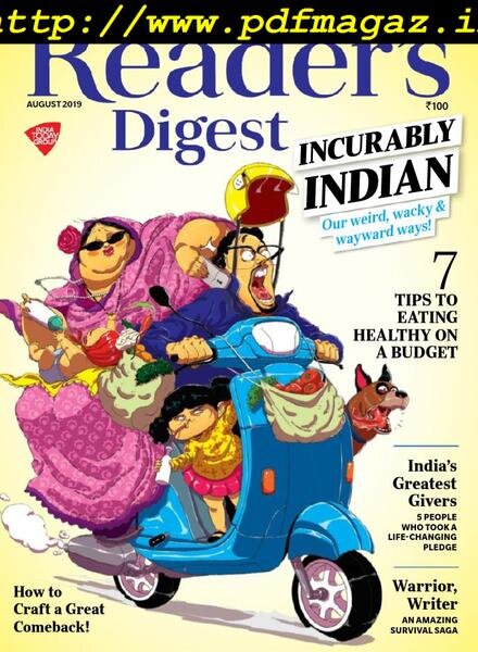 Reader’s Digest India – August 2019 Cover