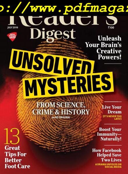 Reader’s Digest India – July 2019 Cover