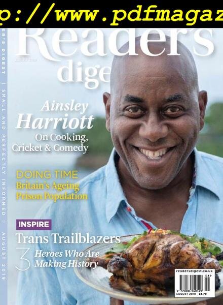 Reader’s Digest UK – August 2019 Cover