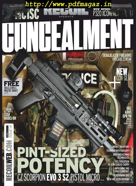 RECOIL Presents Concealment – July 2019 Cover