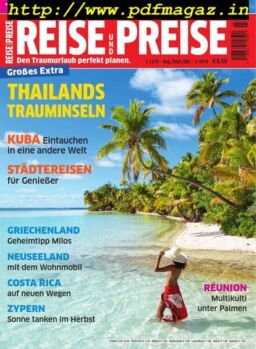 Reise und Preise – August-Oktober 2019