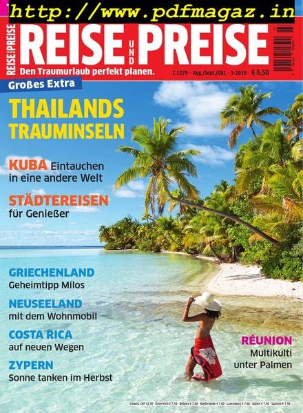 Reise und Preise – August-Oktober 2019 Cover