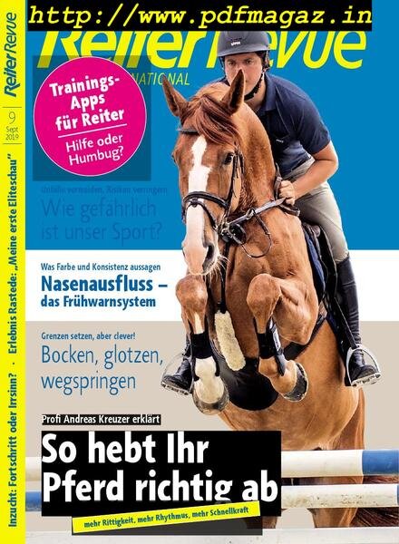 Reiterrevue International – August 2019 Cover