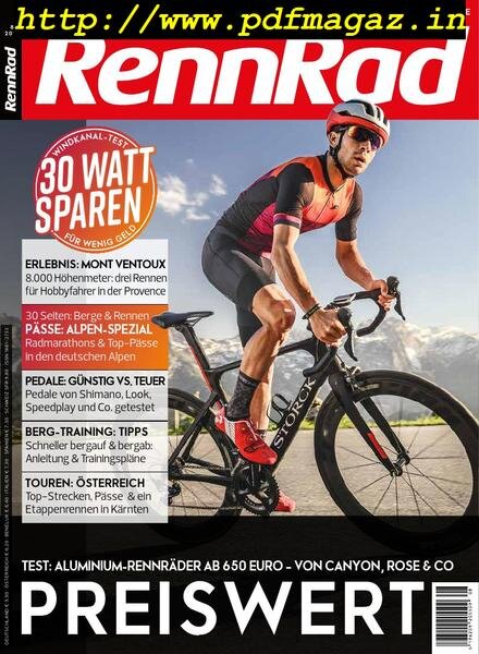 RennRad – August 2019 Cover