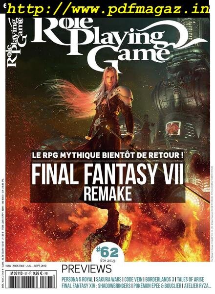 Role Playing Game – juin 2019 Cover