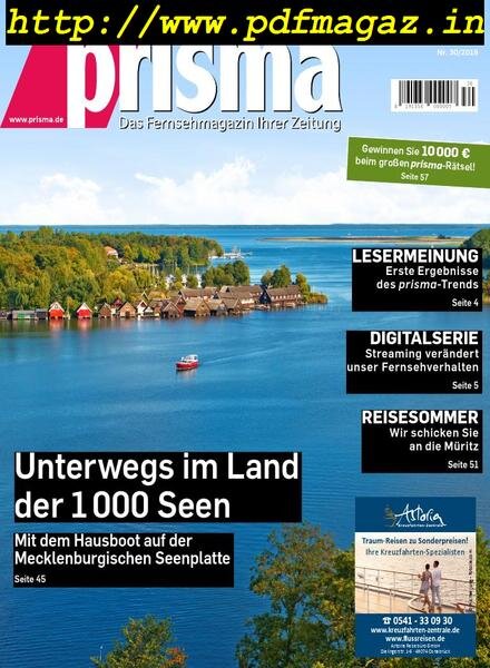 RTV-Programm – 27 Juli 2019 Cover