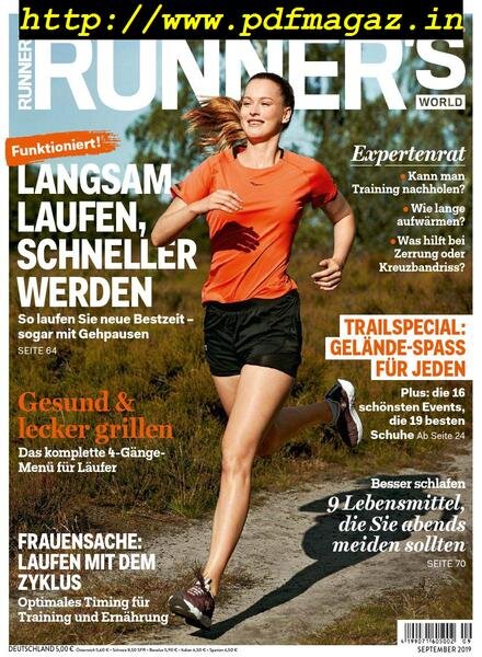 Runner’s World Germany – August 2019 Cover