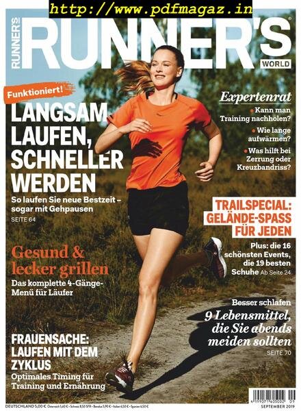 Runner’s World Germany – September 2019 Cover