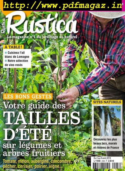 Rustica – 02 aout 2019 Cover