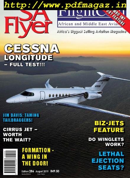 SA Flyer – August 2019 Cover