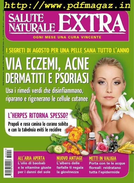 Salute Naturale Extra – Agosto 2013 Cover