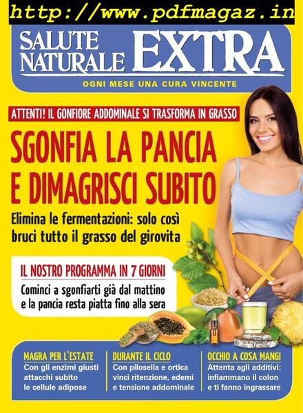 Salute Naturale Extra – Luglio 2016 Cover