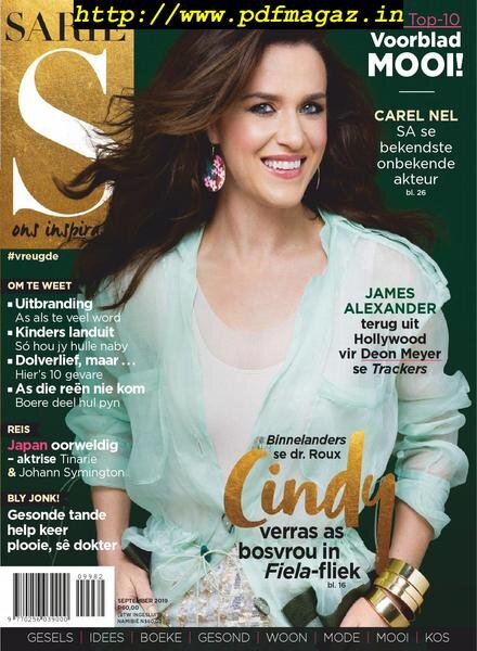 Sarie – September 2019 Cover