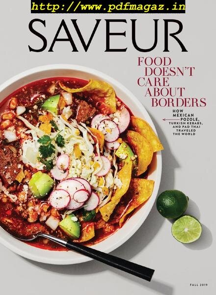 Saveur – July 2019 Cover
