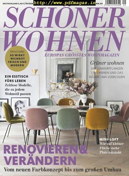 SchOner Wohnen – September 2019 Cover