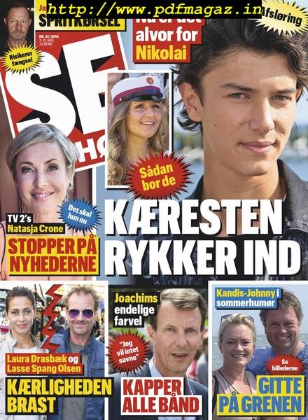 SE og HOR – 07 august 2019 Cover