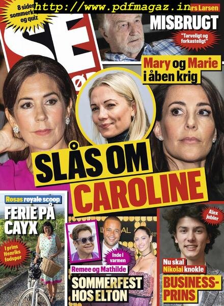 SE og HoR – 31 juli 2019 Cover